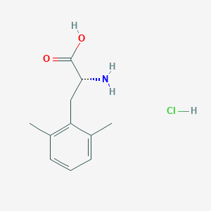 molecular formula C11H16ClNO2 B12818065 (R)-2-Amino-3-(2,6-dimethylphenyl)propanoic acid hydrochloride 