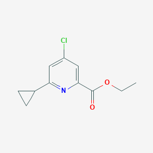 Ethyl 4-chloro-6-cyclopropylpicolinate