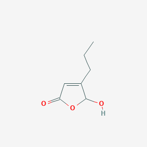 molecular formula C7H10O3 B1281810 5-羟基-4-丙基-2(5H)-呋喃酮 CAS No. 78920-10-2