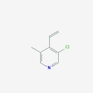 molecular formula C8H8ClN B12818118 3-Chloro-5-methyl-4-vinylpyridine 