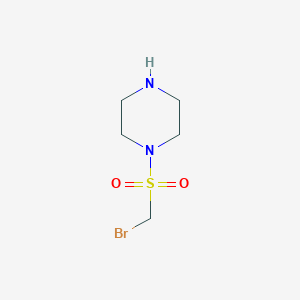 1-((Bromomethyl)sulfonyl)piperazine