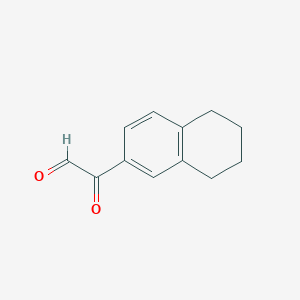 2-oxo-2-(5,6,7,8-tetrahydronaphthalen-2-yl)acetaldehyde