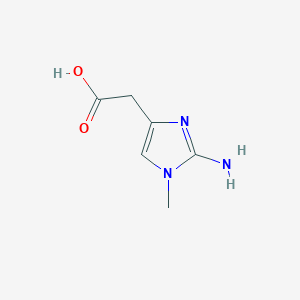 2-(2-Amino-1-methyl-1H-imidazol-4-yl)acetic acid