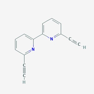 molecular formula C14H8N2 B12818214 6,6'-Diethynyl-2,2'-bipyridine 