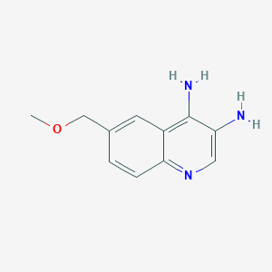 6-(Methoxymethyl)quinoline-3,4-diamine