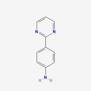 B1281826 4-(Pyrimidin-2-yl)aniline CAS No. 69491-57-2