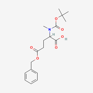 (R)-5-(Benzyloxy)-2-((tert-butoxycarbonyl)(methyl)amino)-5-oxopentanoic acid