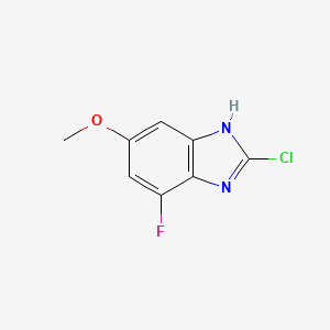 2-Chloro-7-fluoro-5-methoxy-1H-benzo[d]imidazole