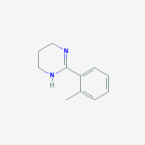 molecular formula C11H14N2 B128183 2-(o-Tolyl)-1,4,5,6-tetrahydropyrimidine CAS No. 151965-25-2