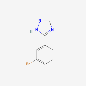 B1281835 3-(3-Bromophenyl)-4H-1,2,4-triazole CAS No. 342617-08-7