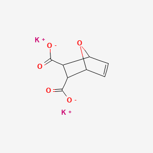 molecular formula C8H6K2O5 B12818374 7-Oxabicyclo(2.2.1)hept-5-ene-2,3-dicarboxylic acid, dipotassium salt CAS No. 68758-80-5