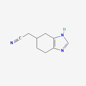 2-(4,5,6,7-Tetrahydro-1H-benzo[d]imidazol-5-yl)acetonitrile