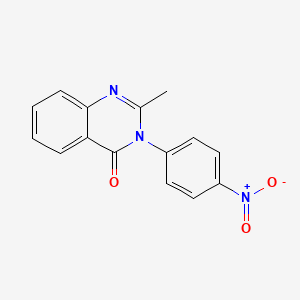 2-Methyl-3-(4-nitrophenyl)quinazolin-4-one