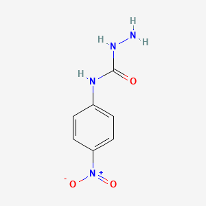 molecular formula C7H8N4O3 B1281844 N-(4-nitrophenyl)hydrazinecarboxamide CAS No. 17433-93-1