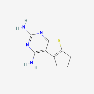 6,7-Dihydro-5h-cyclopenta[4,5]thieno[2,3-d]pyrimidine-2,4-diamine