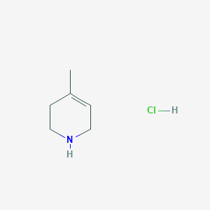 molecular formula C6H12ClN B1281850 4-Methyl-1,2,3,6-tetrahydropyridine hydrochloride CAS No. 95019-16-2