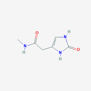 N-Methyl-2-(2-oxo-2,3-dihydro-1H-imidazol-4-yl)acetamide