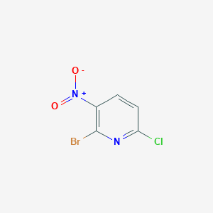 molecular formula C5H2BrClN2O2 B1281852 2-Bromo-6-chloro-3-nitropyridine CAS No. 91678-23-8
