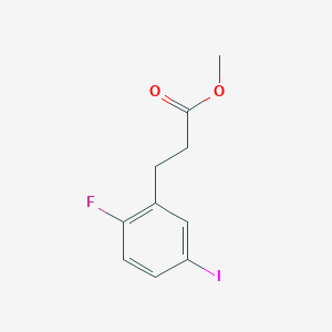 Methyl 2-fluoro-5-iodophenylpropionate