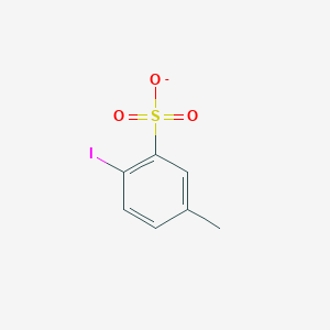 molecular formula C7H6IO3S- B12818540 2-Iodo-5-methylbenzenesulfonate 