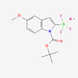 Potassium (1-(tert-butoxycarbonyl)-5-methoxy-1H-indol-2-yl)trifluoroborate