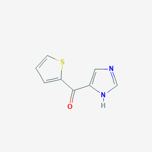 molecular formula C8H6N2OS B12818551 (1H-Imidazol-4-yl)(thiophen-2-yl)methanone 