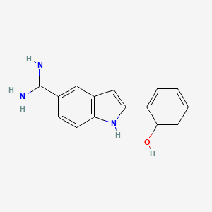 2-(2-hydroxyphenyl)-1H-indole-5-carboximidamide