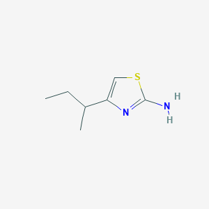 molecular formula C7H12N2S B1281862 4-(丁烷-2-基)-1,3-噻唑-2-胺 CAS No. 79932-24-4