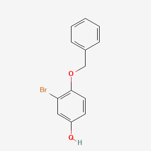 molecular formula C13H11BrO2 B1281864 4-(Benzyloxy)-3-bromophenol CAS No. 252578-40-8