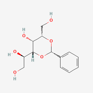 (R)-1-((2S,4R,5R,6S)-5-Hydroxy-6-(hydroxymethyl)-2-phenyl-1,3-dioxan-4-yl)ethane-1,2-diol