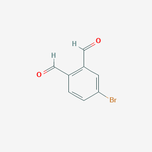 molecular formula C8H5BrO2 B1281866 4-溴邻苯二甲醛 CAS No. 13209-32-0