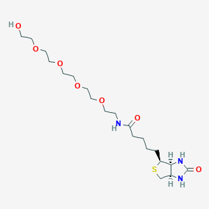 N-(14-Hydroxy-3,6,9,12-tetraoxatetradecyl)-5-((3aS,4S,6aR)-2-oxohexahydro-1H-thieno[3,4-d]imidazol-4-yl)pentanamide