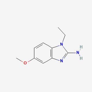 molecular formula C10H13N3O B12818663 1-ethyl-5-methoxy-1H-benzo[d]imidazol-2-amine 