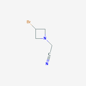 2-(3-Bromoazetidin-1-yl)-acetonitrile