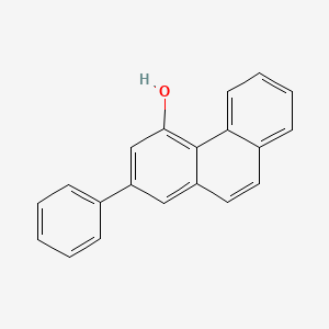 molecular formula C20H14O B12818752 2-Phenylphenanthren-4-ol 