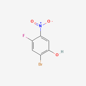 molecular formula C6H3BrFNO3 B1281876 2-溴-4-氟-5-硝基苯酚 CAS No. 84478-87-5