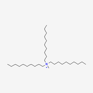 molecular formula C31H66N+ B12818779 Methyltridecylammonium CAS No. 45306-06-7