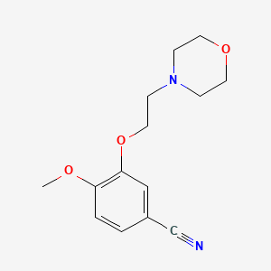 4-Methoxy-3-(2-morpholinoethoxy)benzonitrile