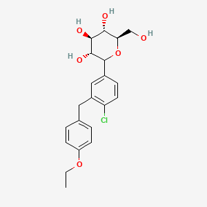 molecular formula C21H25ClO6 B12818849 1-(R,S)-Dapagliflozin CAS No. 1118566-45-2