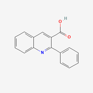 molecular formula C16H11NO2 B12818863 2-Phenylquinoline-3-carboxylic acid 