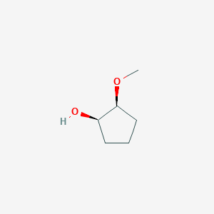 molecular formula C6H12O2 B12818875 Cis-2-methoxycyclopentan-1-ol 