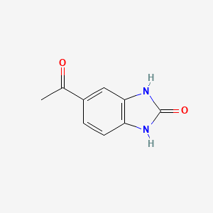 molecular formula C9H8N2O2 B1281889 5-acetyl-1,3-dihydro-2H-benzimidazol-2-one CAS No. 39513-27-4