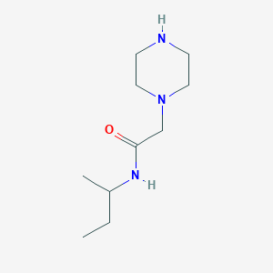 molecular formula C10H21N3O B1281890 N-(丁烷-2-基)-2-(哌嗪-1-基)乙酰胺 CAS No. 89433-48-7