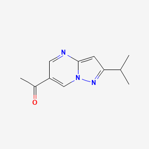 1-(2-Isopropylpyrazolo[1,5-a]pyrimidin-6-yl)ethan-1-one