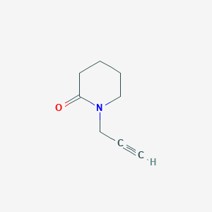 molecular formula C8H11NO B1281892 1-(丙-2-炔-1-基)哌啶-2-酮 CAS No. 18327-29-2