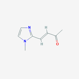 molecular formula C8H10N2O B12818928 4-(1-Methyl-1H-imidazol-2-yl)but-3-en-2-one 