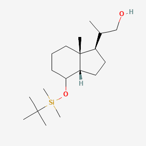 2-[(1R,3As,7aR)-4-[tert-butyl(dimethyl)silyl]oxy-7a-methyl-1,2,3,3a,4,5,6,7-octahydroinden-1-yl]propan-1-ol