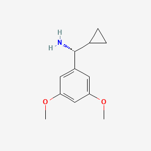 (R)-Cyclopropyl(3,5-dimethoxyphenyl)methanamine