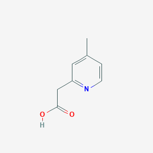 molecular formula C8H9NO2 B128190 2-(4-Methylpyridin-2-YL)acetic acid CAS No. 149605-62-9