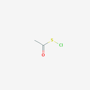 molecular formula C2H3ClOS B1281900 1-(Chlorosulfanyl)-1-oxoethane CAS No. 6405-82-9